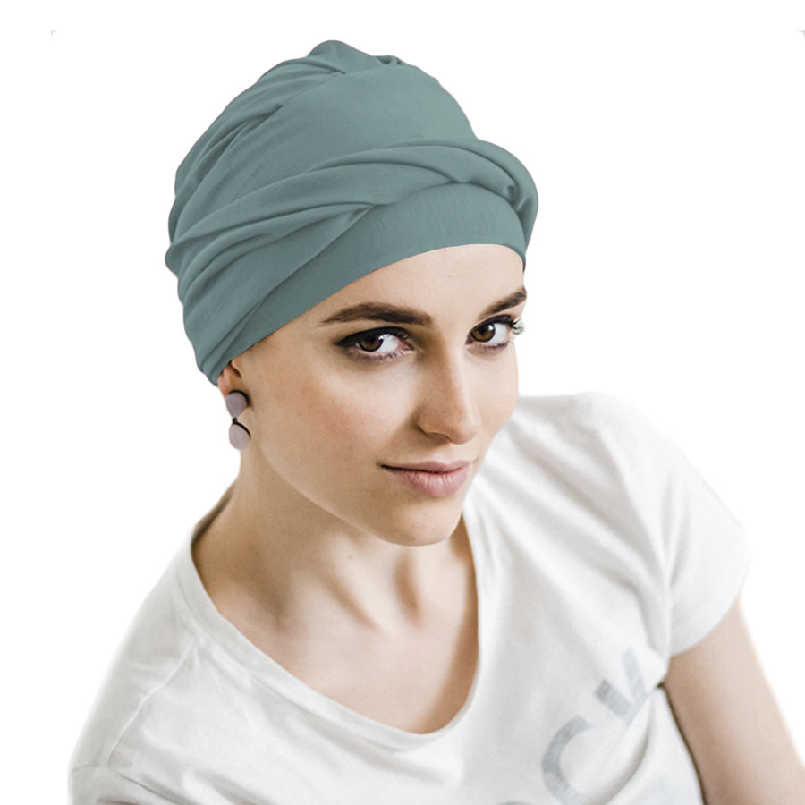 Turbante Modelo Cosy Basic - Aguamarina