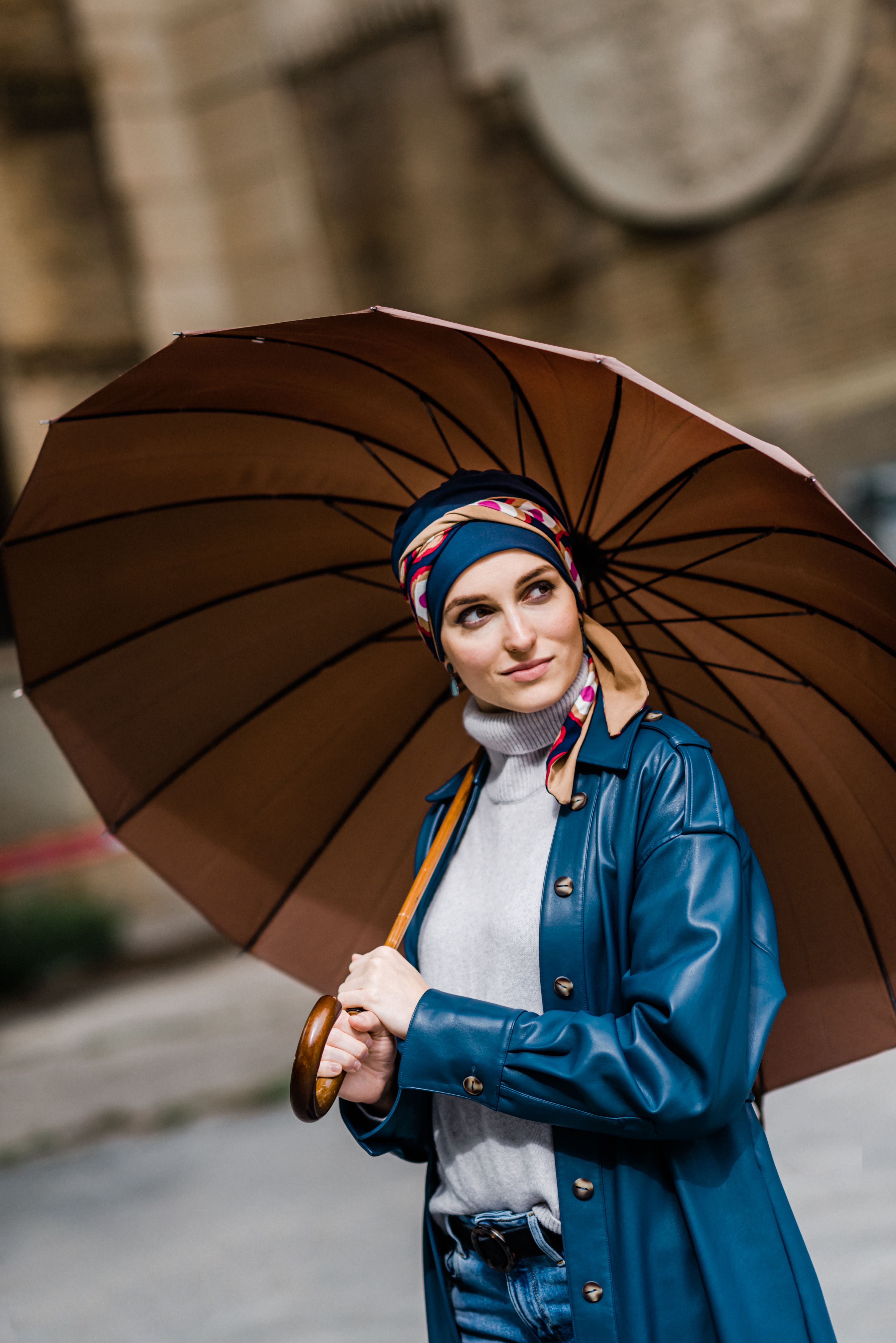 Turbante Modelo Smart Padrão Ochenta´s
