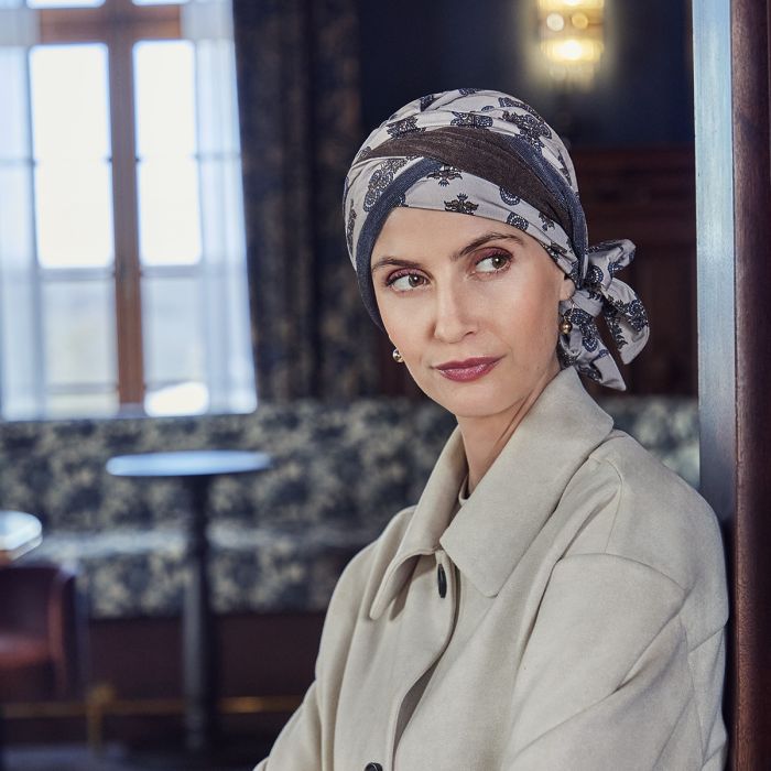 HocBeatrice Turbante 4116 padrão Paisley Elegance