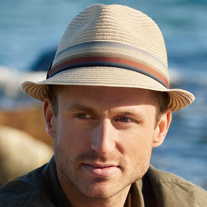 HocTropical Hat 0539 Natural w/contr.thread
