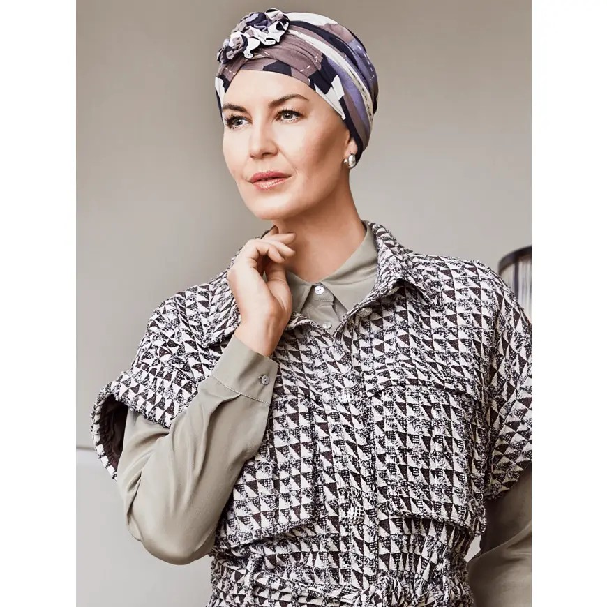 HocShakti Turbante 0818 padr&atilde;o Round n&acute; Round