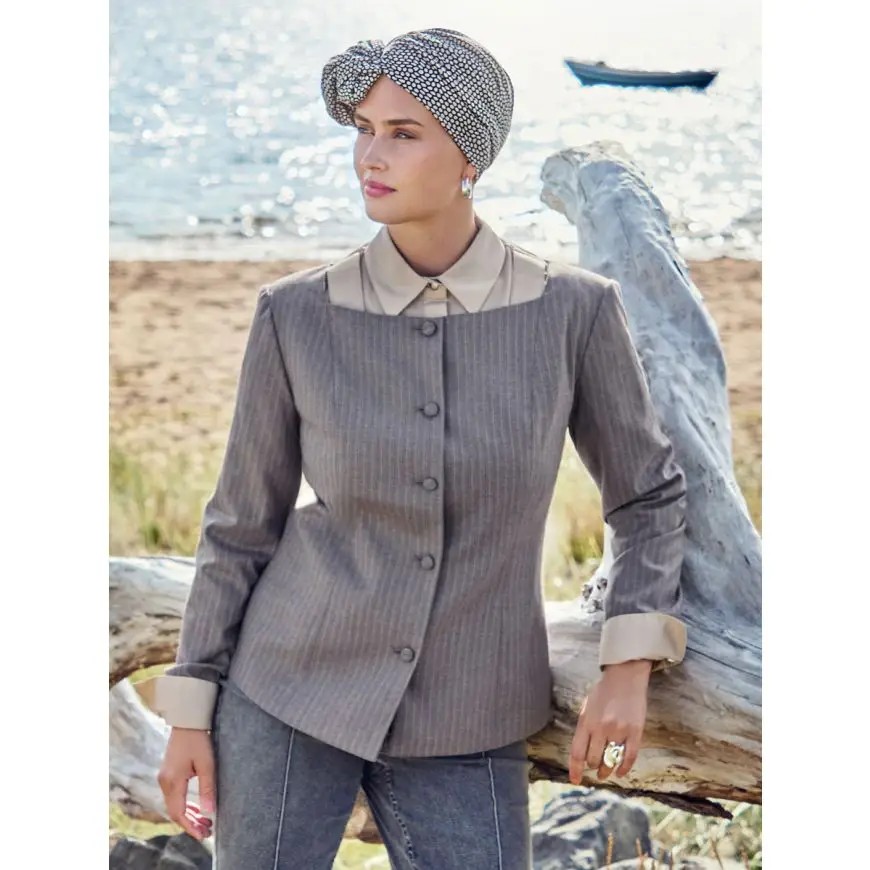 HocJoyo Turbante 0255 cor Dark Blue