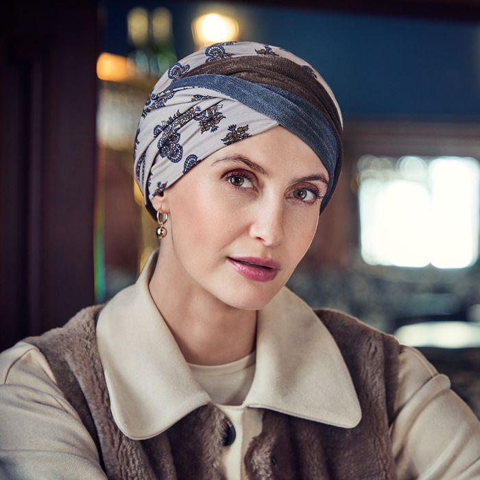 HocShakti Turbante 4116 padrão Paisley Elegance