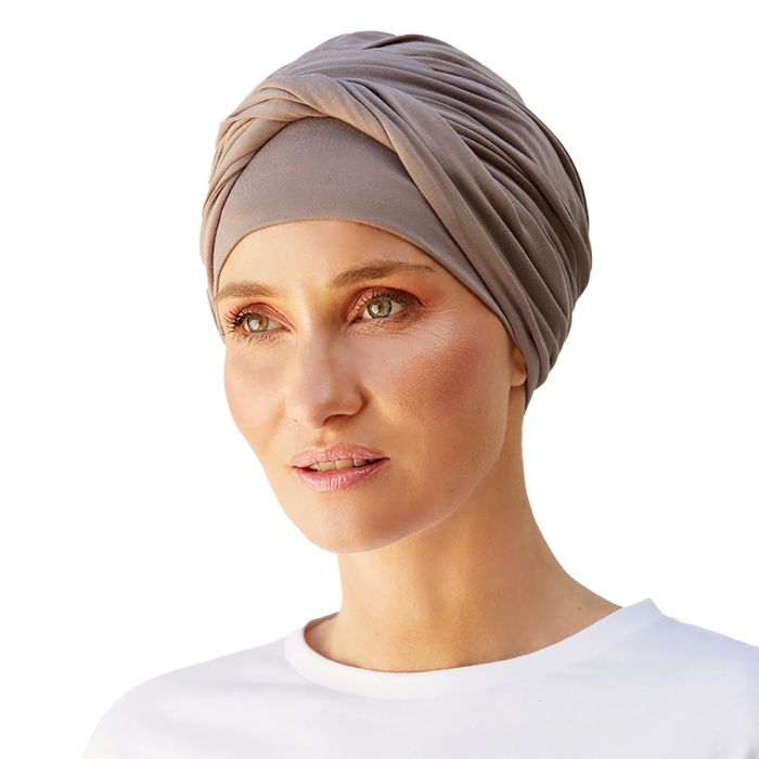 HocShakti Turbante 0815 padr&atilde;o Beige Ornaments