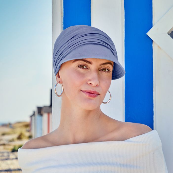 Chap&eacute;u Modelo Creta Padr&atilde;o Tweed Blue