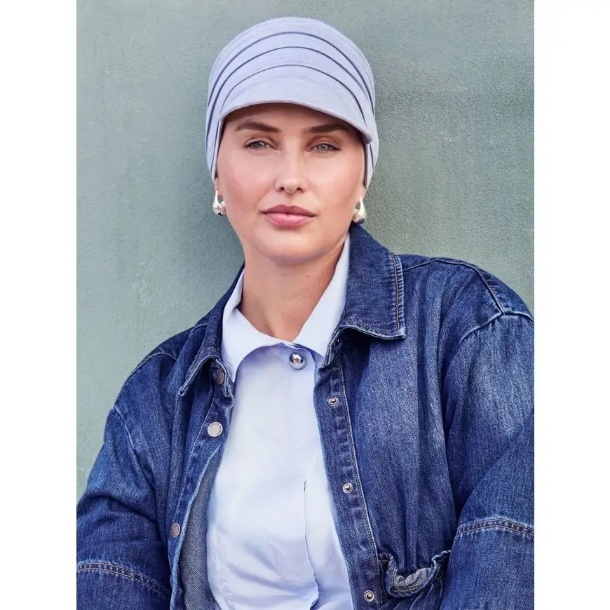 HocYoga Cap 0469 cor Light Blue Melange
