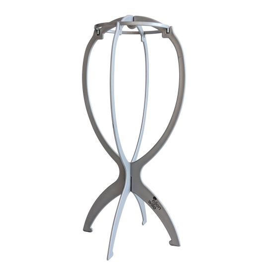 Peruckenstander (Suporte de Cabeleiras em plástico para Cabelo Curto - 35,5cm)