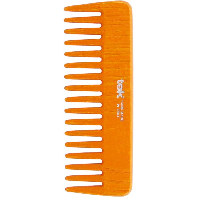 Small Comb With Wide Teeth Yellow FSC 100%