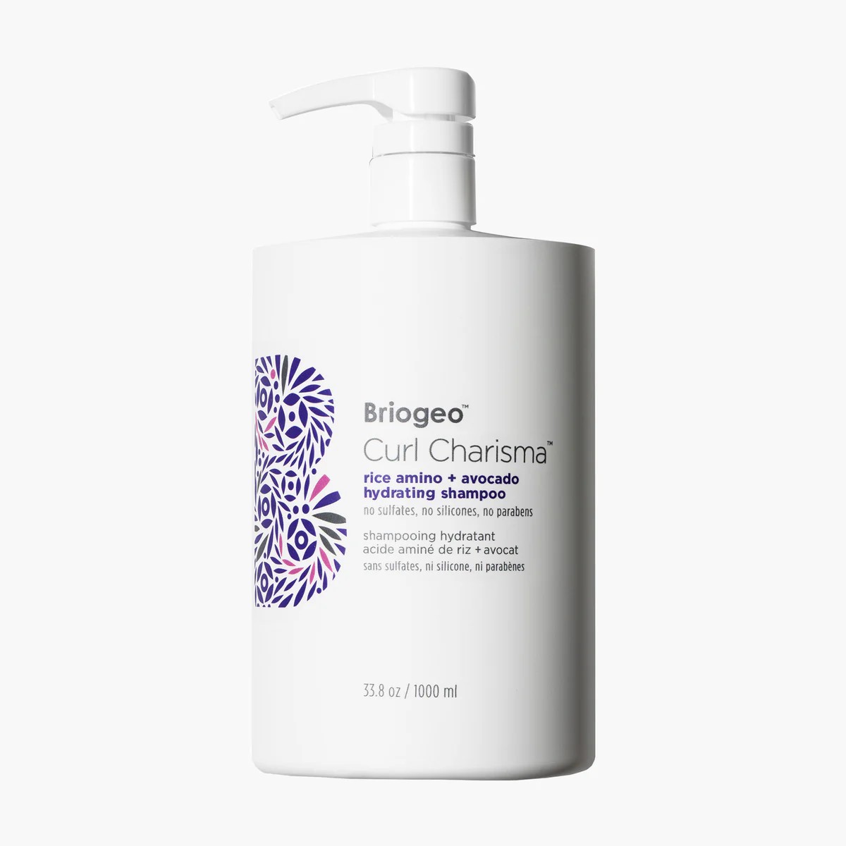 BRIOGEO Curl Charisma Rice Amino + Avocado Hydrating Shampoo Jumbo 1000ml