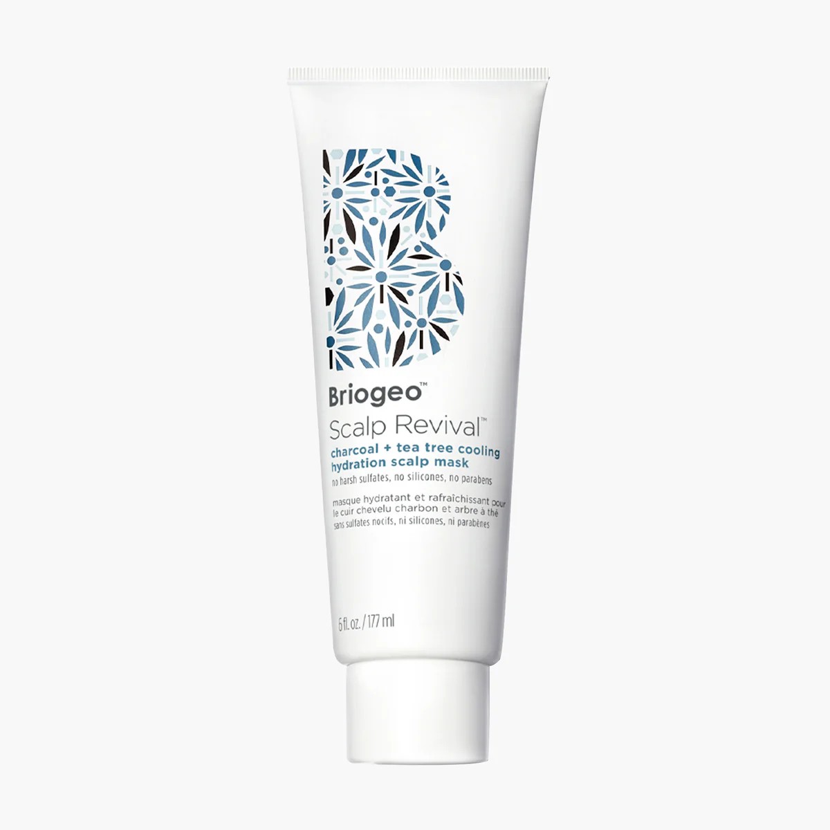 BRIOGEO Scalp Revival Charcoal + Tea Tree Cooling Hydratiton Scalp Mask 177ml