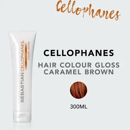Sebastian Colora&ccedil;&atilde;o Cellophanes Hair Colour Gloss Caramel Brown 300ml