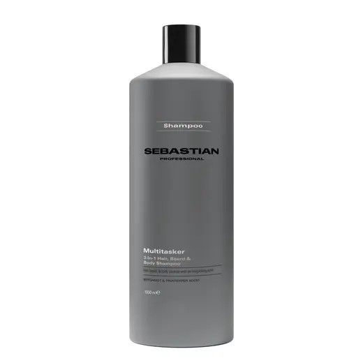 Sebastian 3-In-1 Hair, Beard and Body Shampoo 1000ml