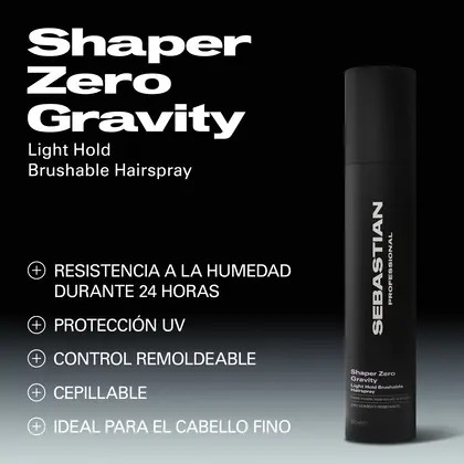 Sebastian Shaper Zero Gravity Light Hold Brushable Hairspray 300ml